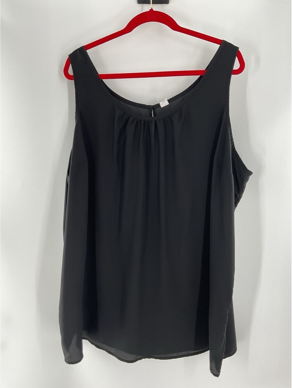 Old Navy Women’s 4X Black Sleeveless Blouse Tunic 122